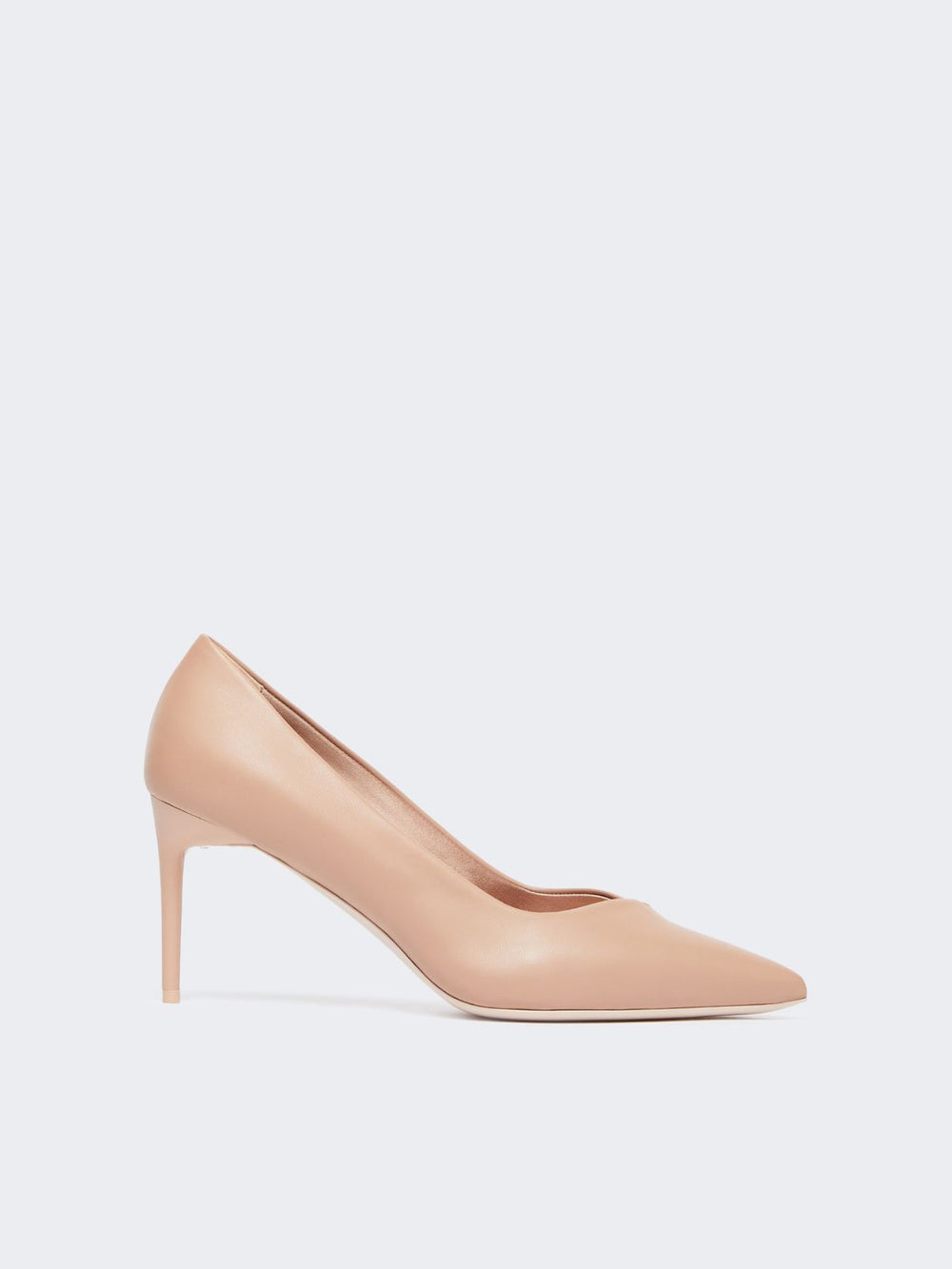Nappa leather court shoes - Powder