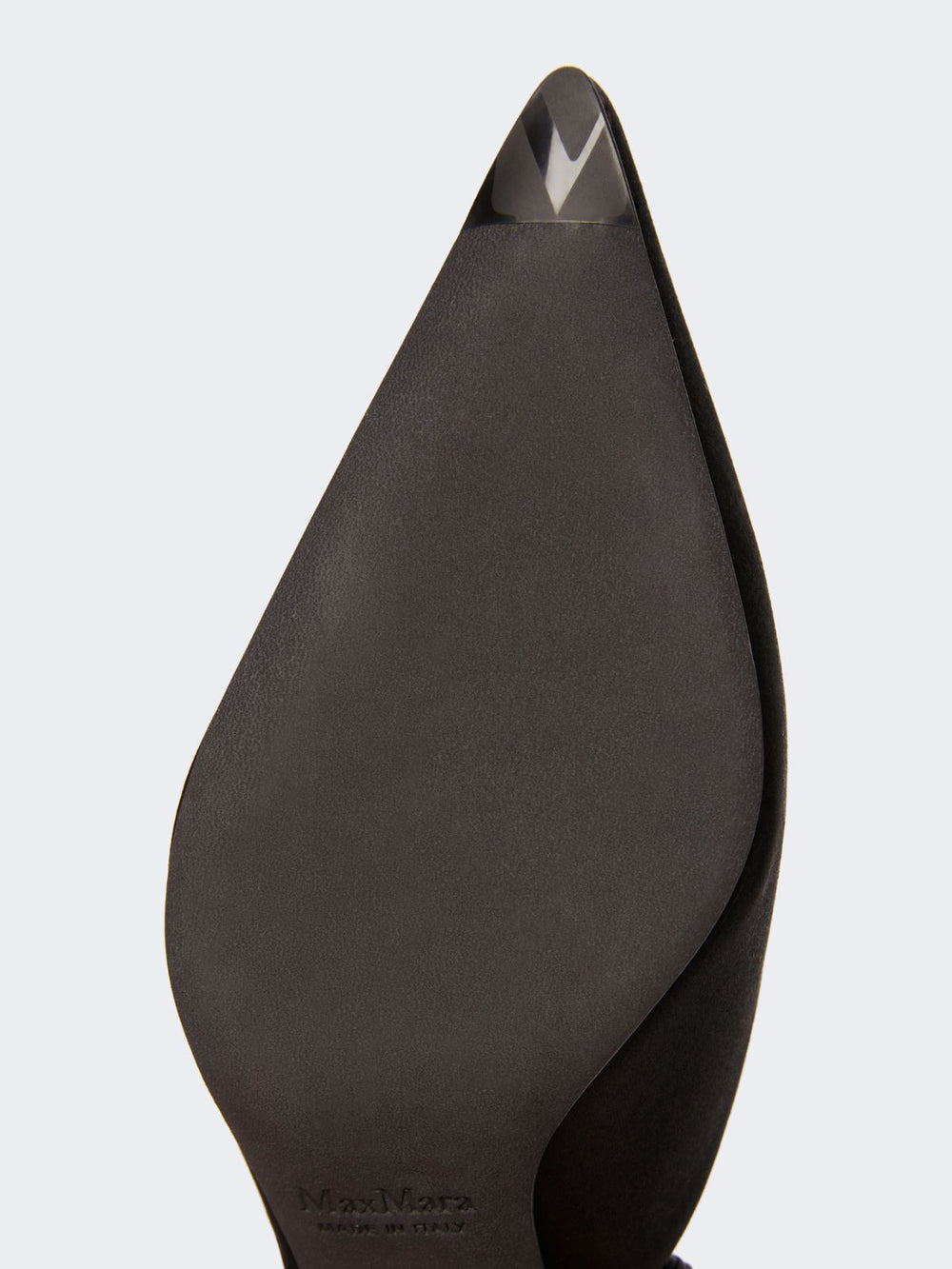 Viscose and silk satin slingbacks - Black