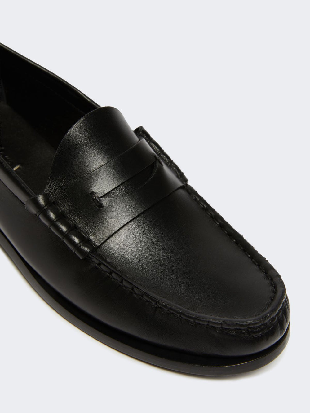 Classic leather moccasins - Black