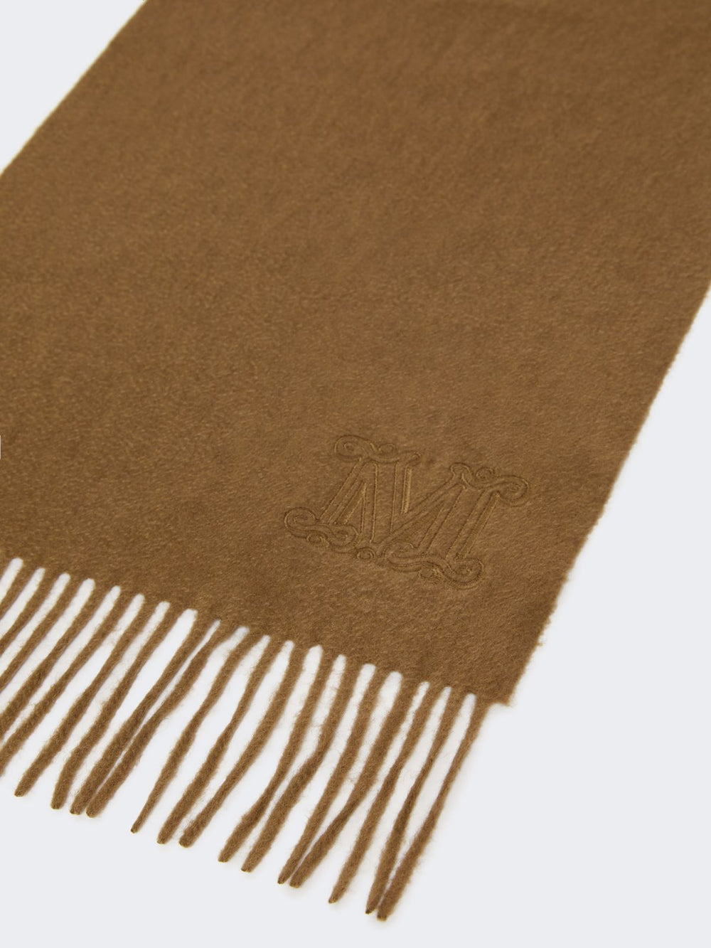 Monogram-embroidered cashmere stole - Colonial