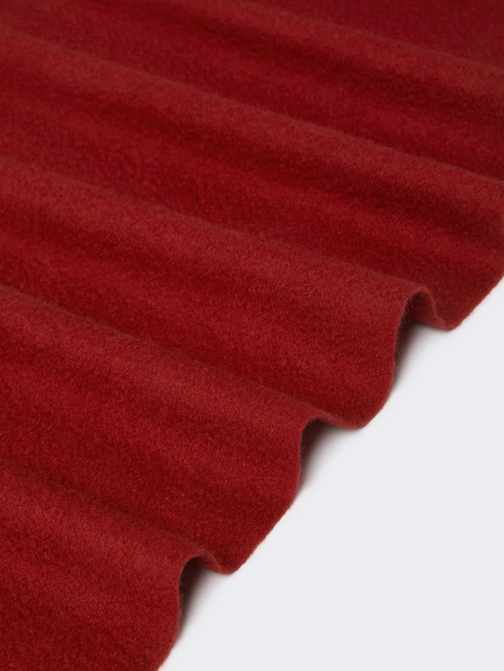 Cashmere logo stole - Red purple