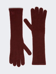 Cashmere gloves - Raspberry