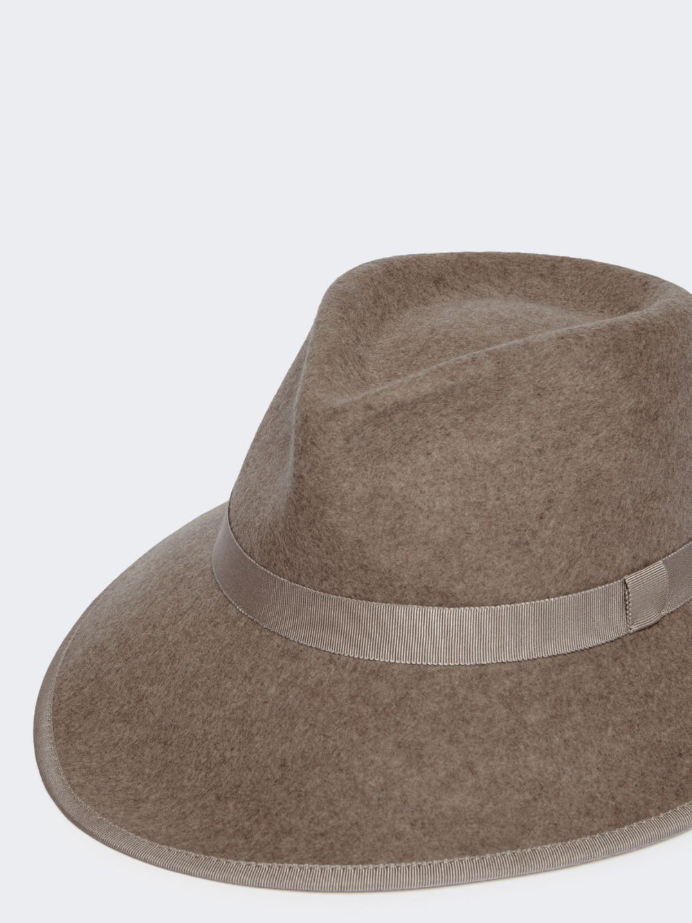 Wool felt hat - Beige