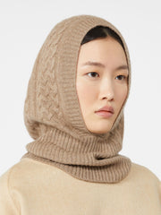Cashmere balaclava - Beige