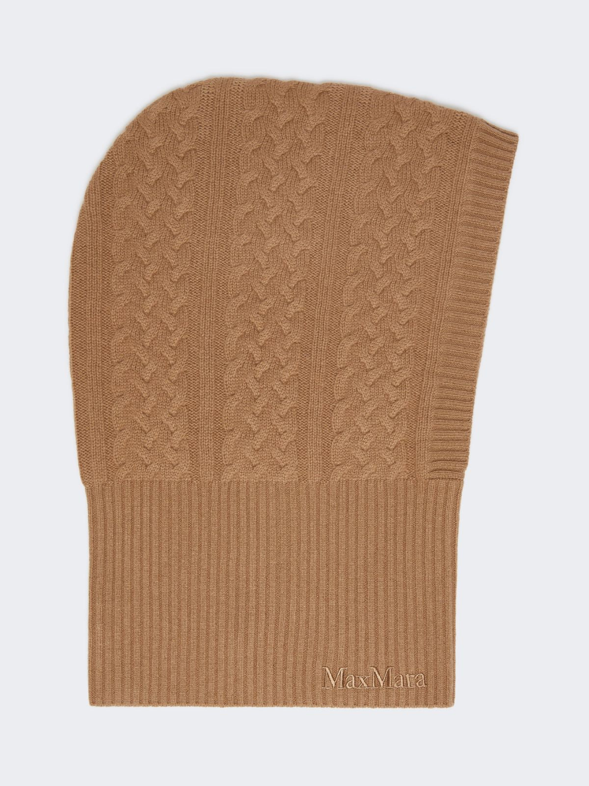 Cashmere balaclava - Camel