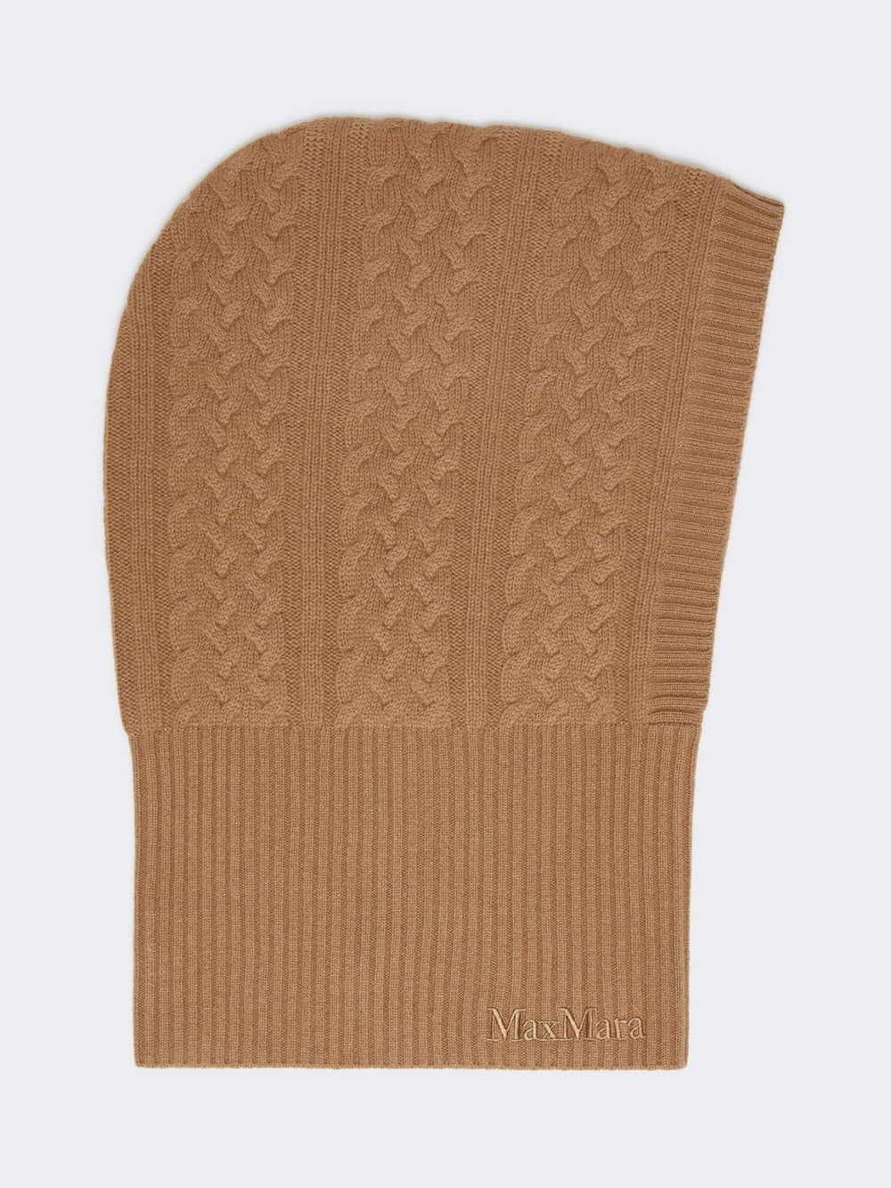 Cashmere balaclava - Camel