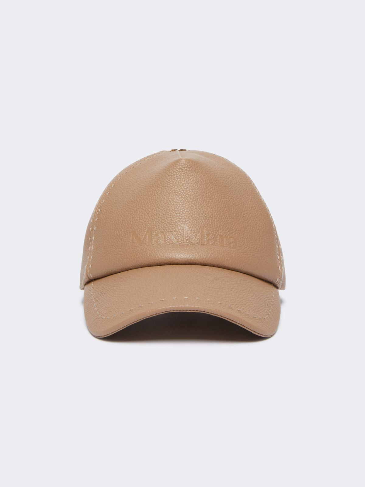 Leather baseball cap - Mud