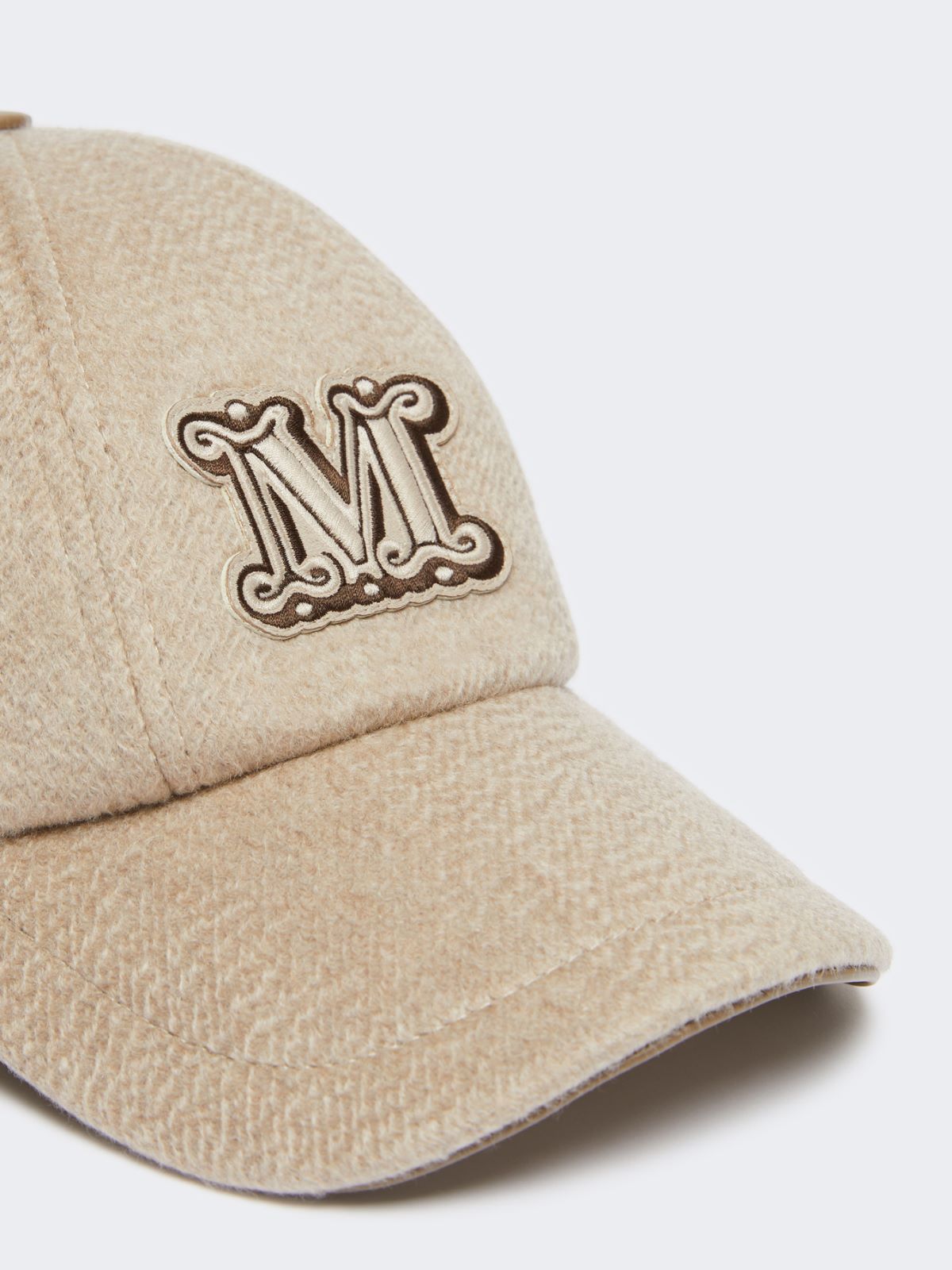 Cashmere baseball cap - Beige