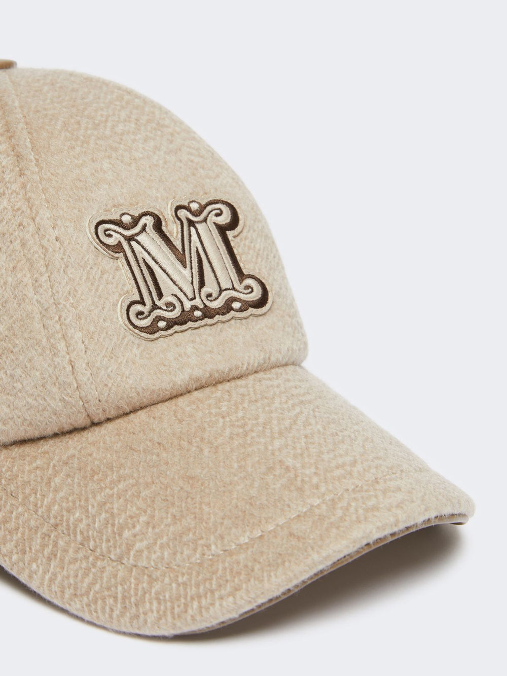 Cashmere baseball cap - Beige