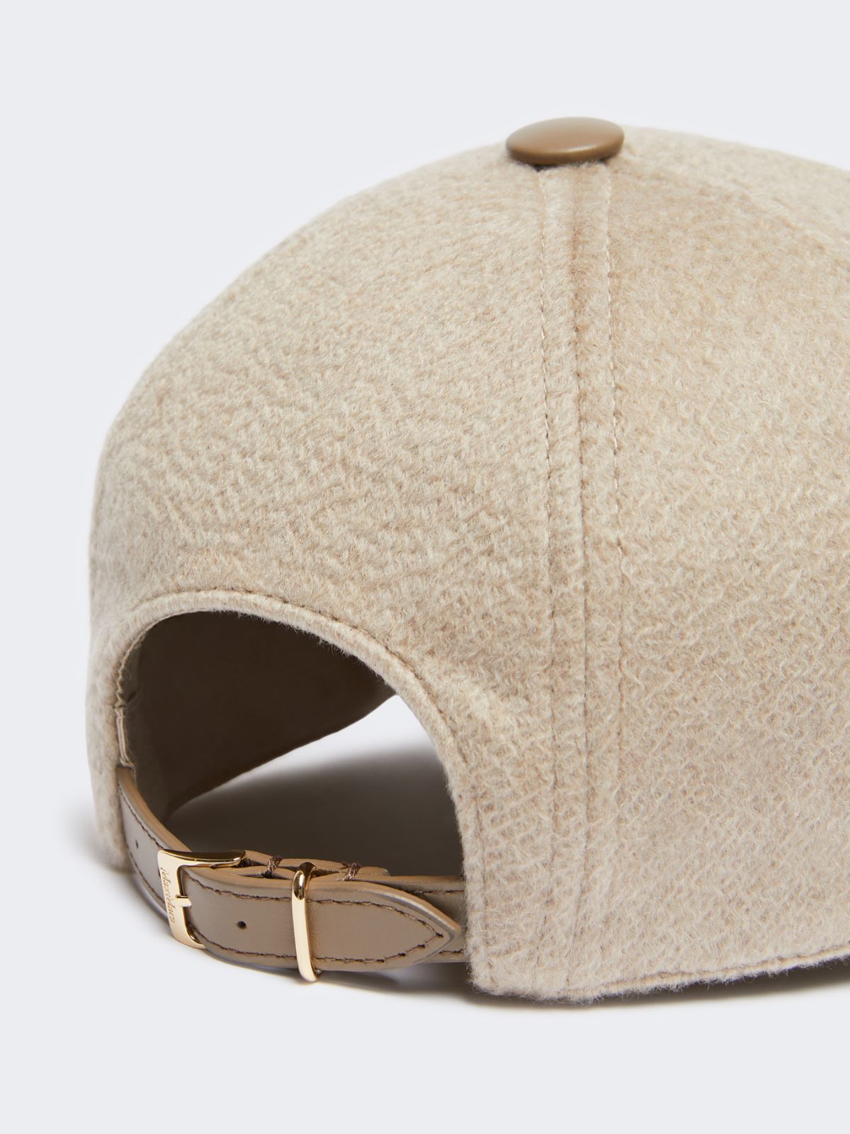 Cashmere baseball cap - Beige