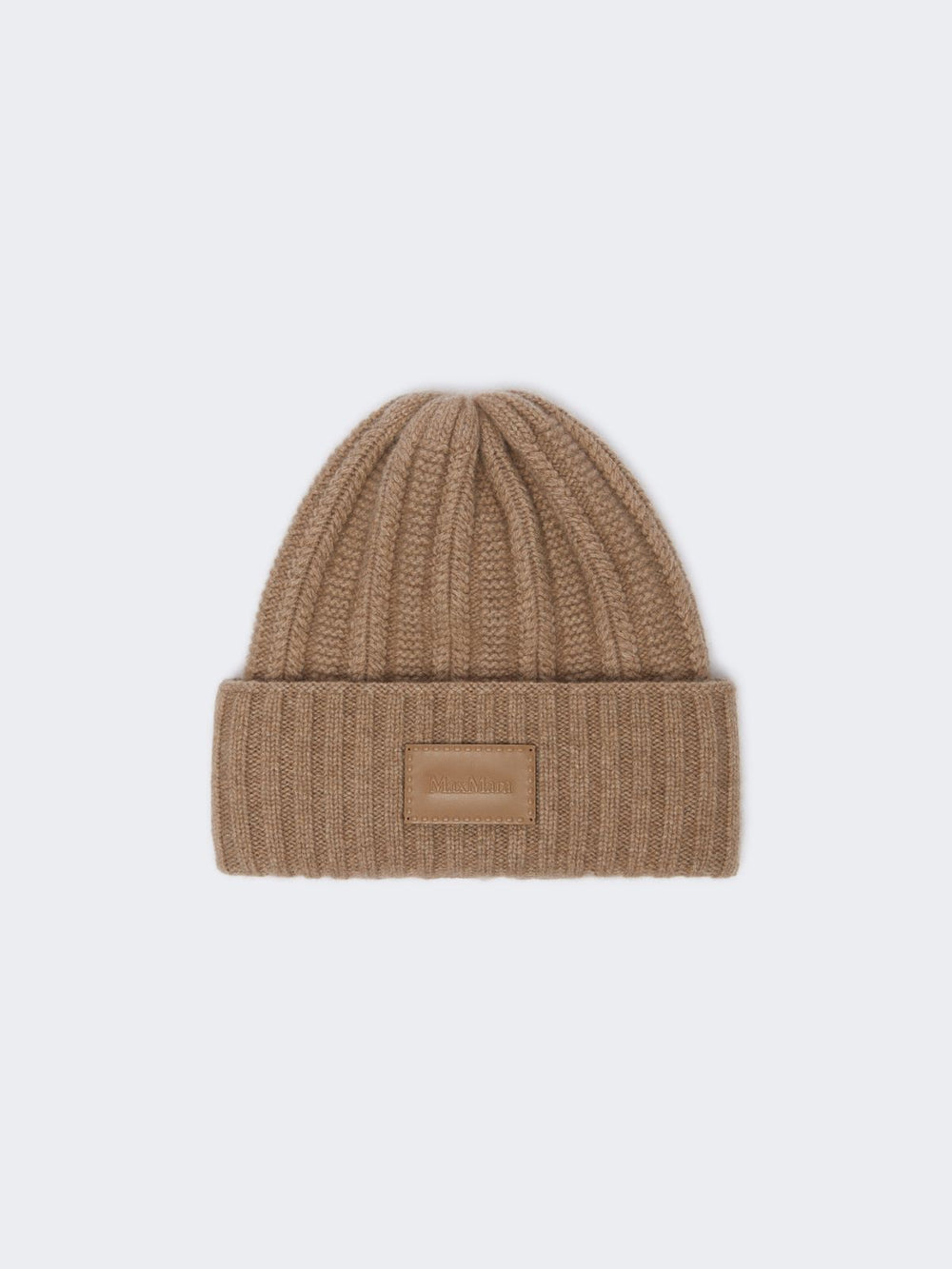 Fisherman’s knit cashmere beanie - Beige