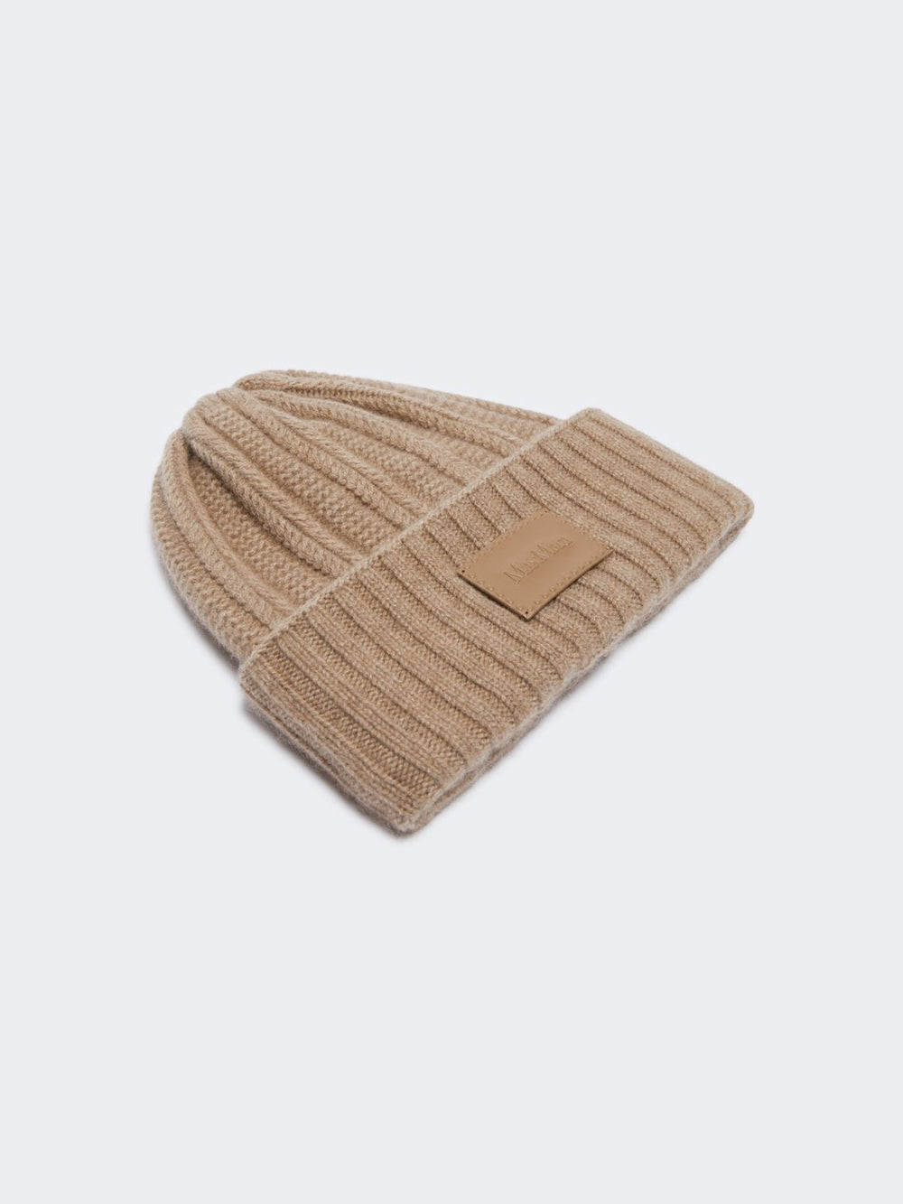 Fisherman’s knit cashmere beanie - Beige