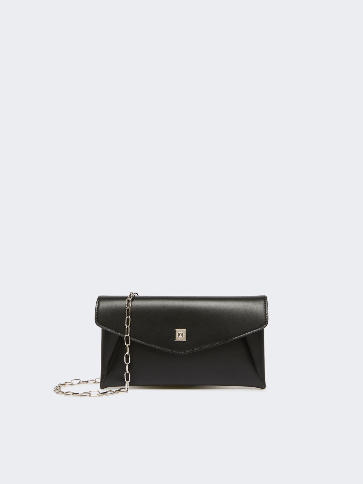 Leather envelope wallet - Black