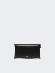 Leather envelope wallet - Black
