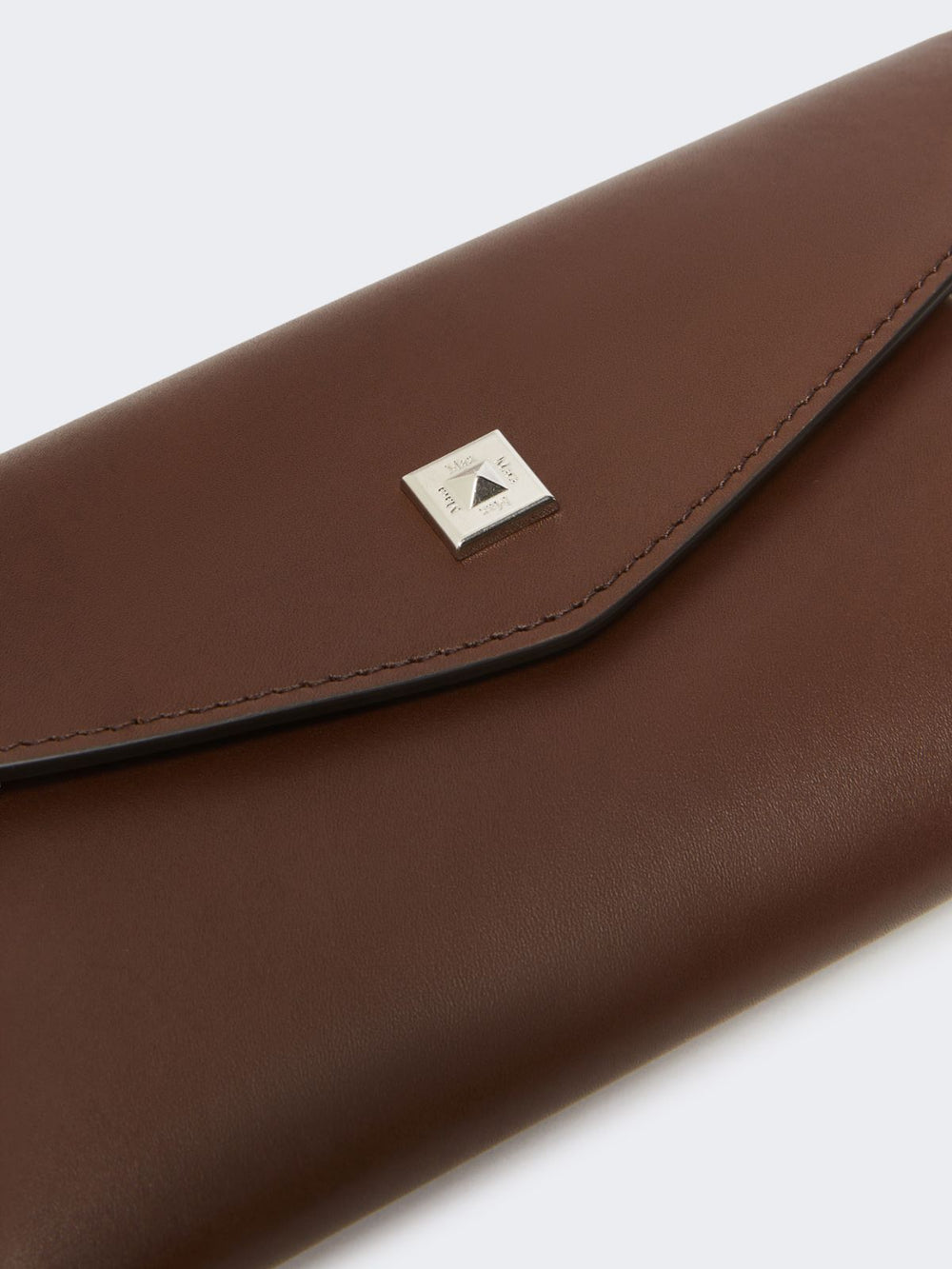 Leather envelope wallet - Cocoa