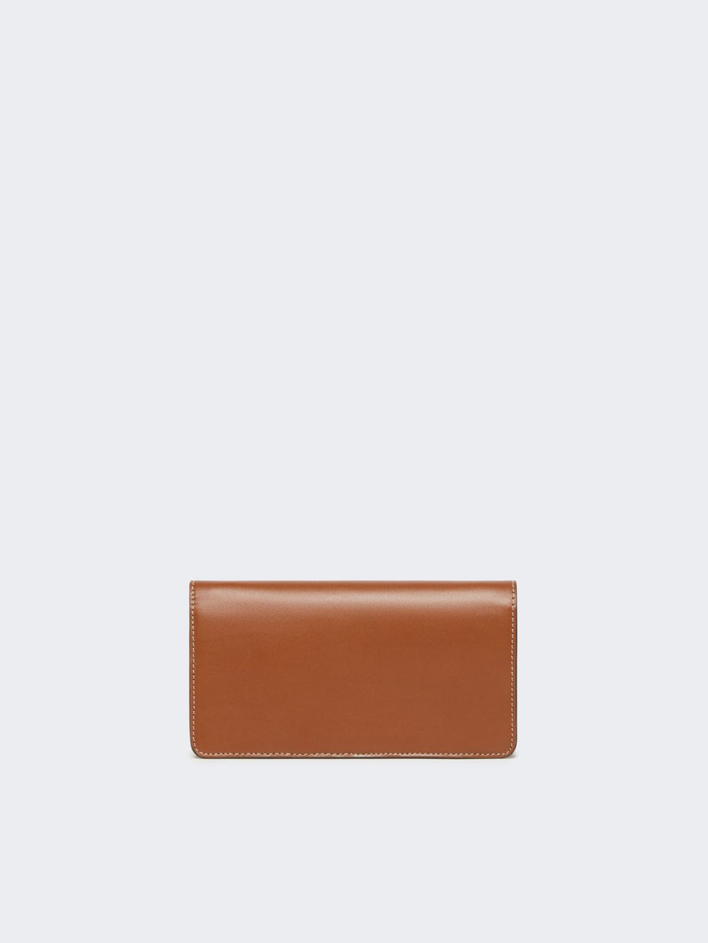 Leather phone pouch - Amber brown