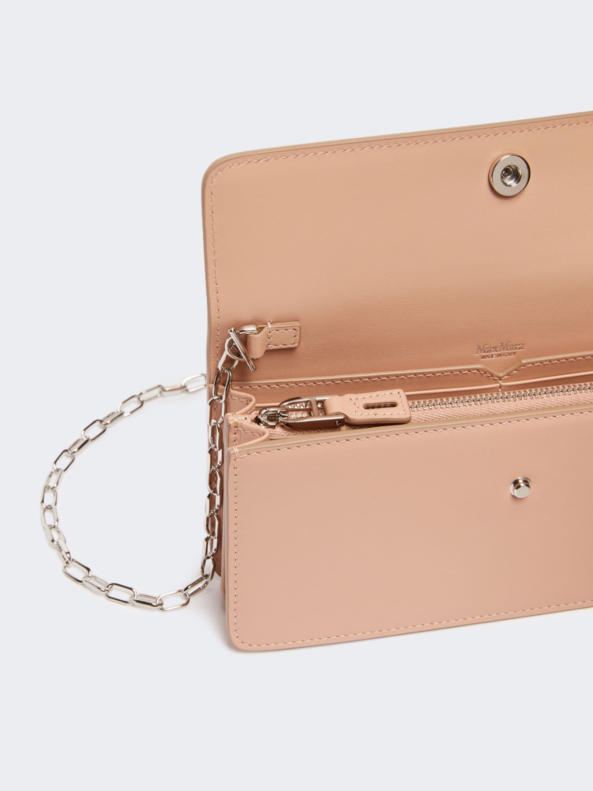 Leather phone pouch - Pink