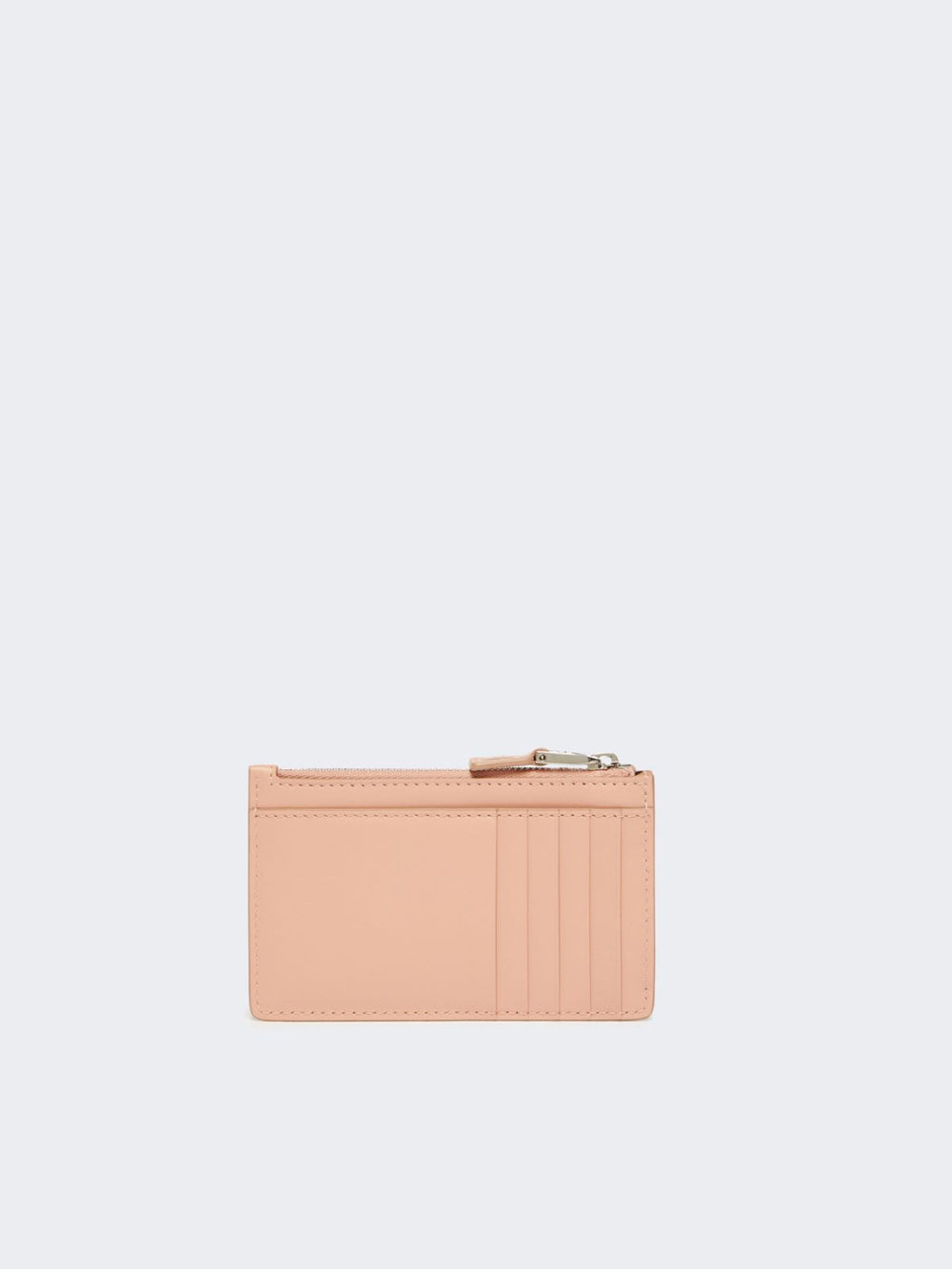 Leather card holder - Pink