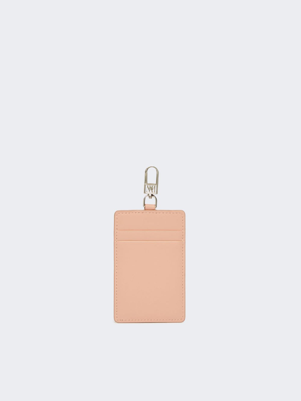 Leather badge holder - Pink
