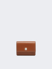 Leather purse - Amber brown
