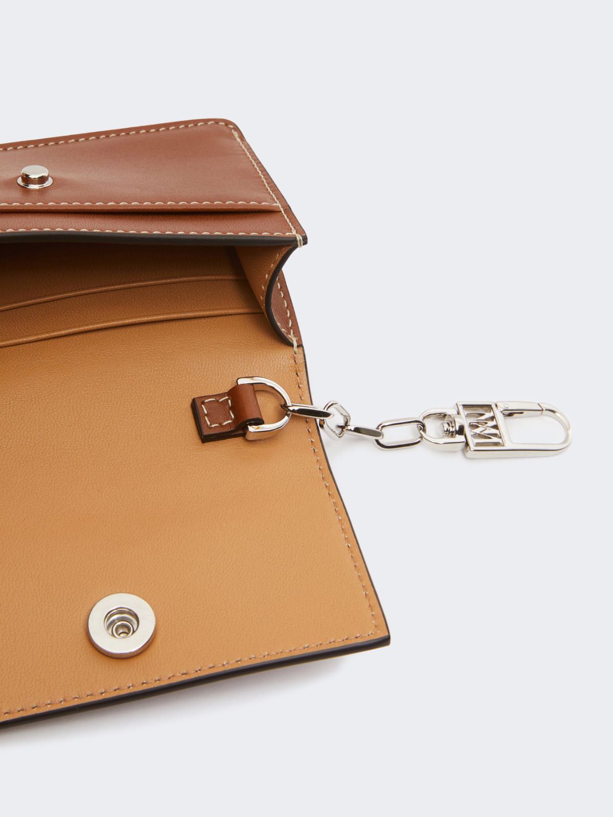 Leather purse - Amber brown