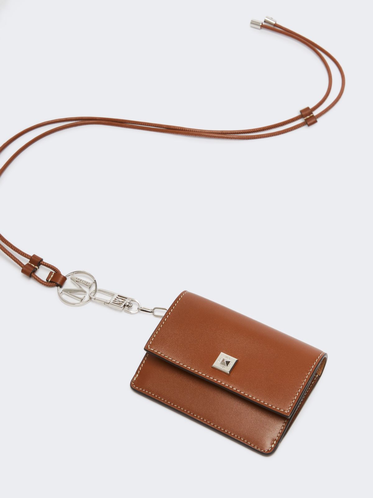 Leather purse - Amber brown