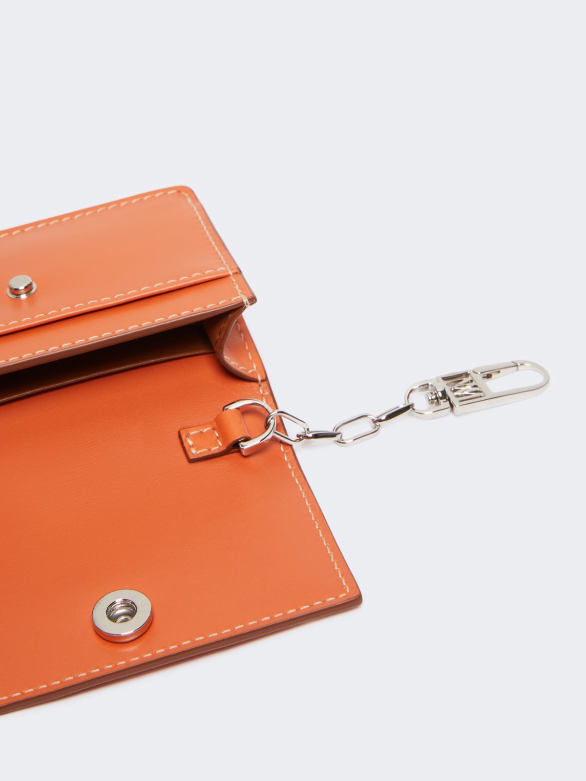Leather purse - Tangerine