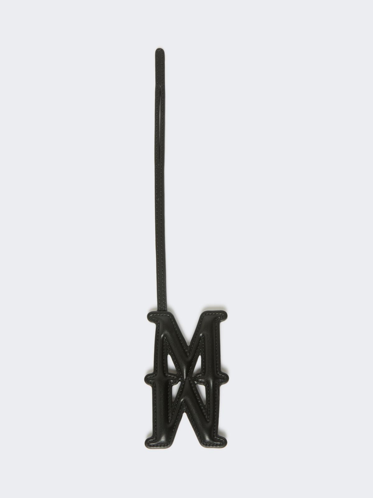Leather Monogram charm - Black