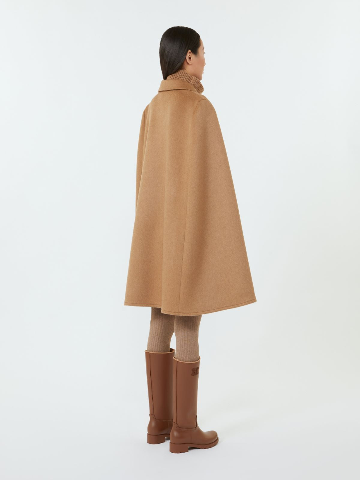 Camel drap cape - Camel