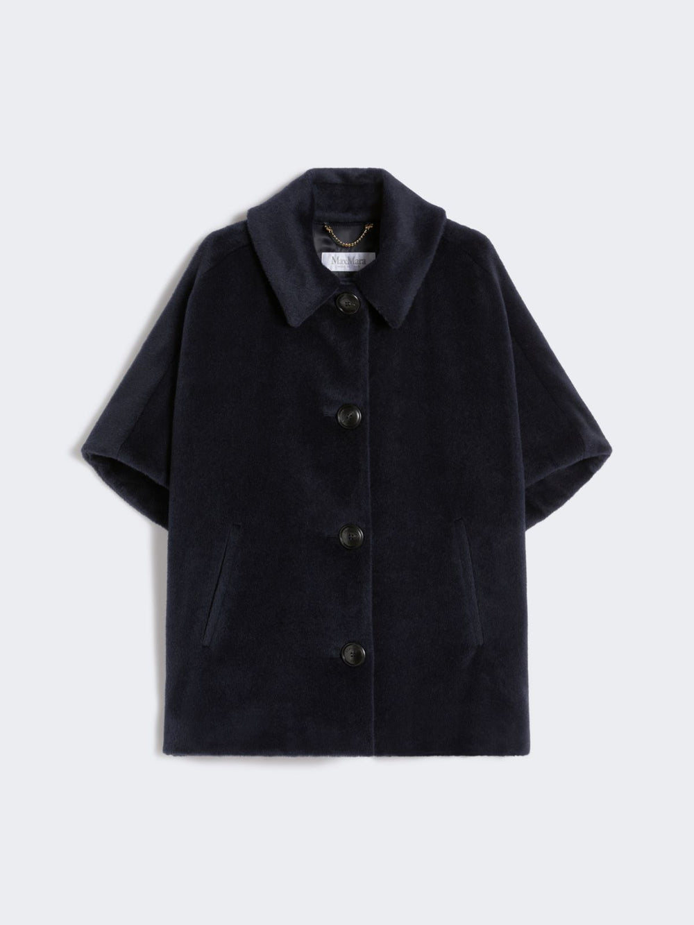 Alpaca cape - Ultramarine