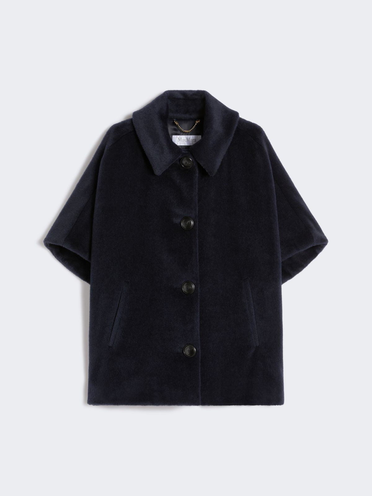 Alpaca cape - Ultramarine