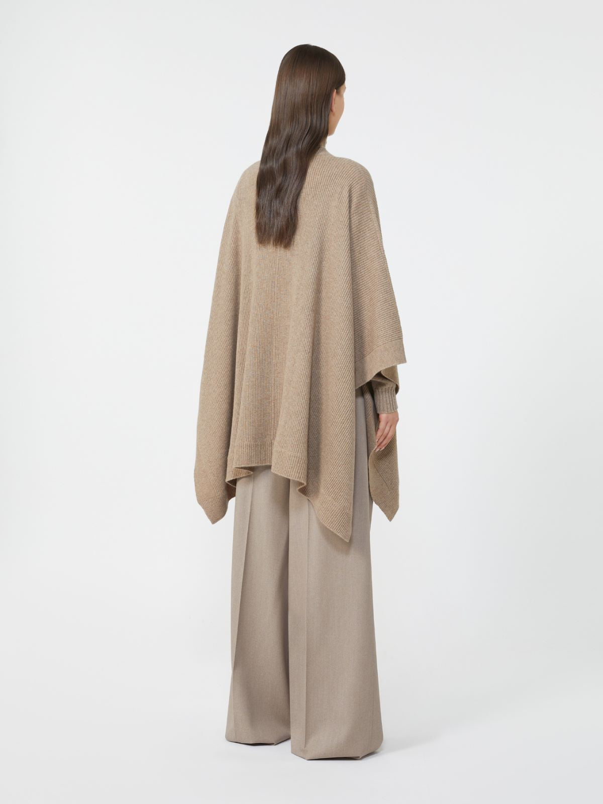 Cashmere cape - Beige