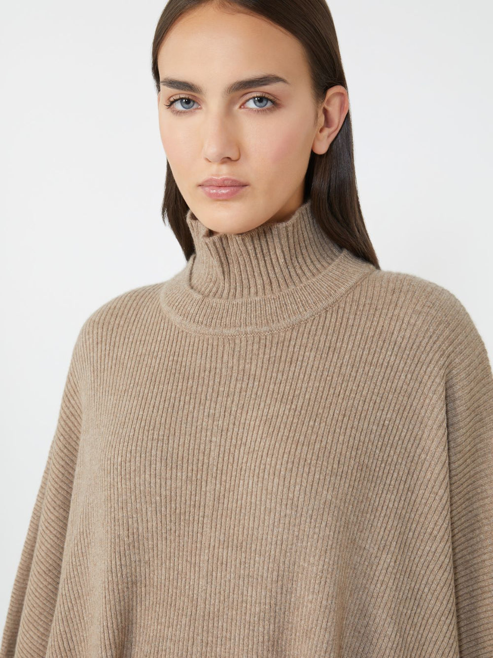 Cashmere cape - Beige