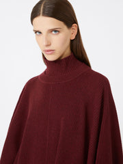 Cashmere cape - Raspberry