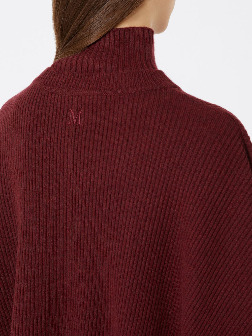 Cashmere cape - Raspberry