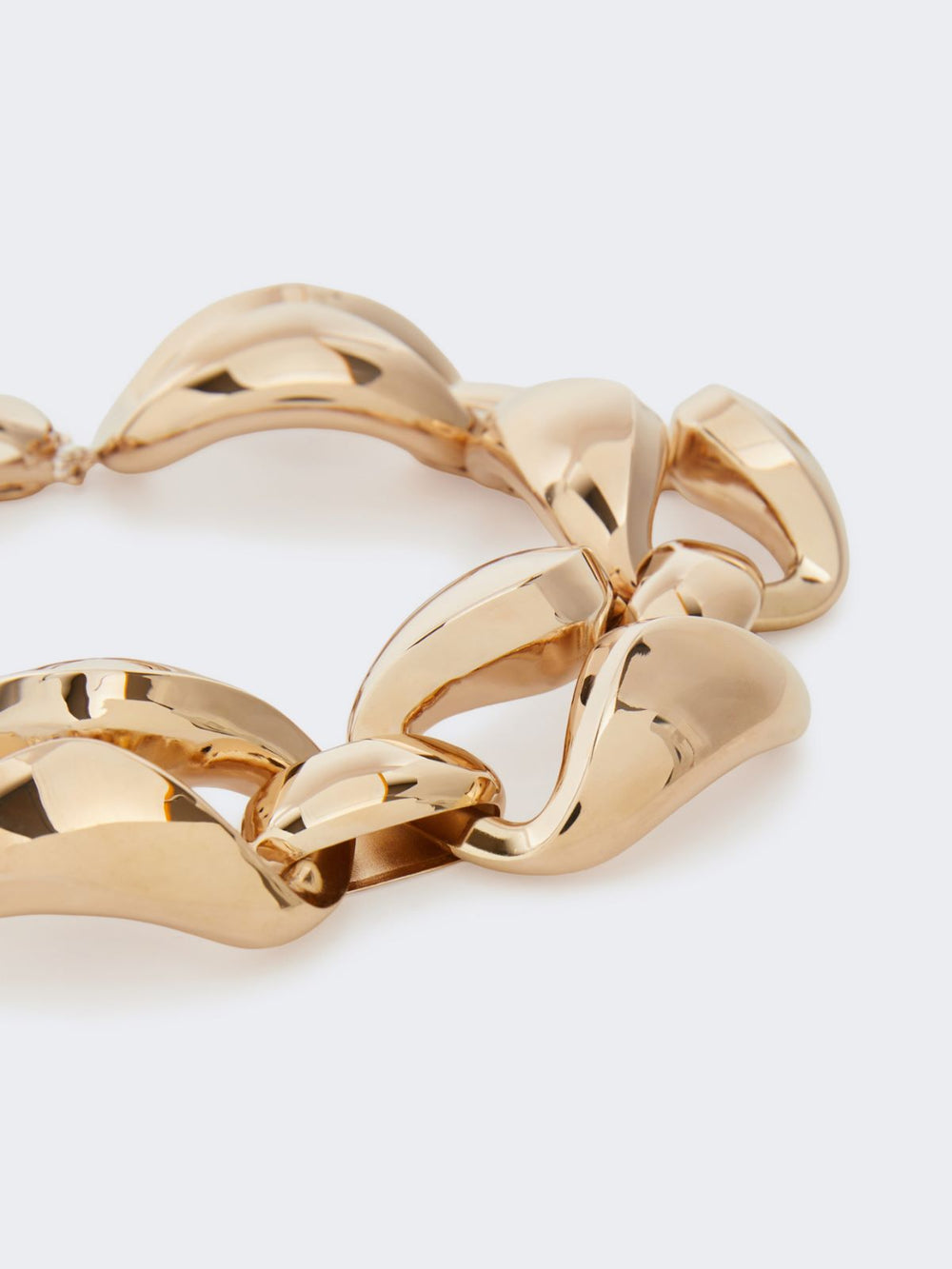 Bold metal necklace - Bronze