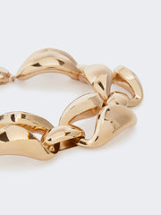 Bold metal necklace - Bronze