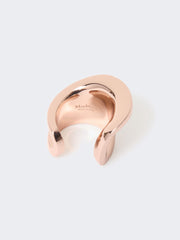 Asymmetric metal ring - Bronze