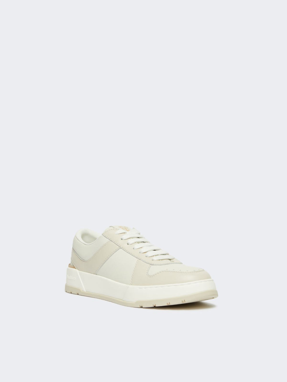 Leather sneakers - Pearl grey