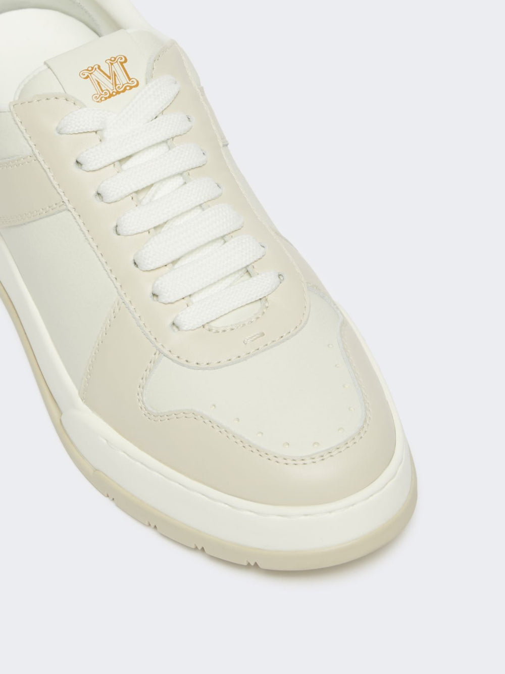 Leather sneakers - Pearl grey