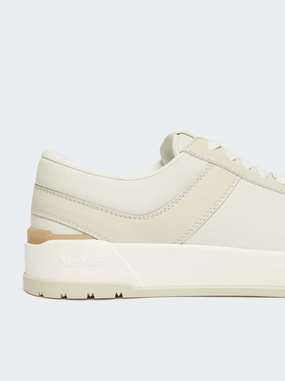 Leather sneakers - Pearl grey