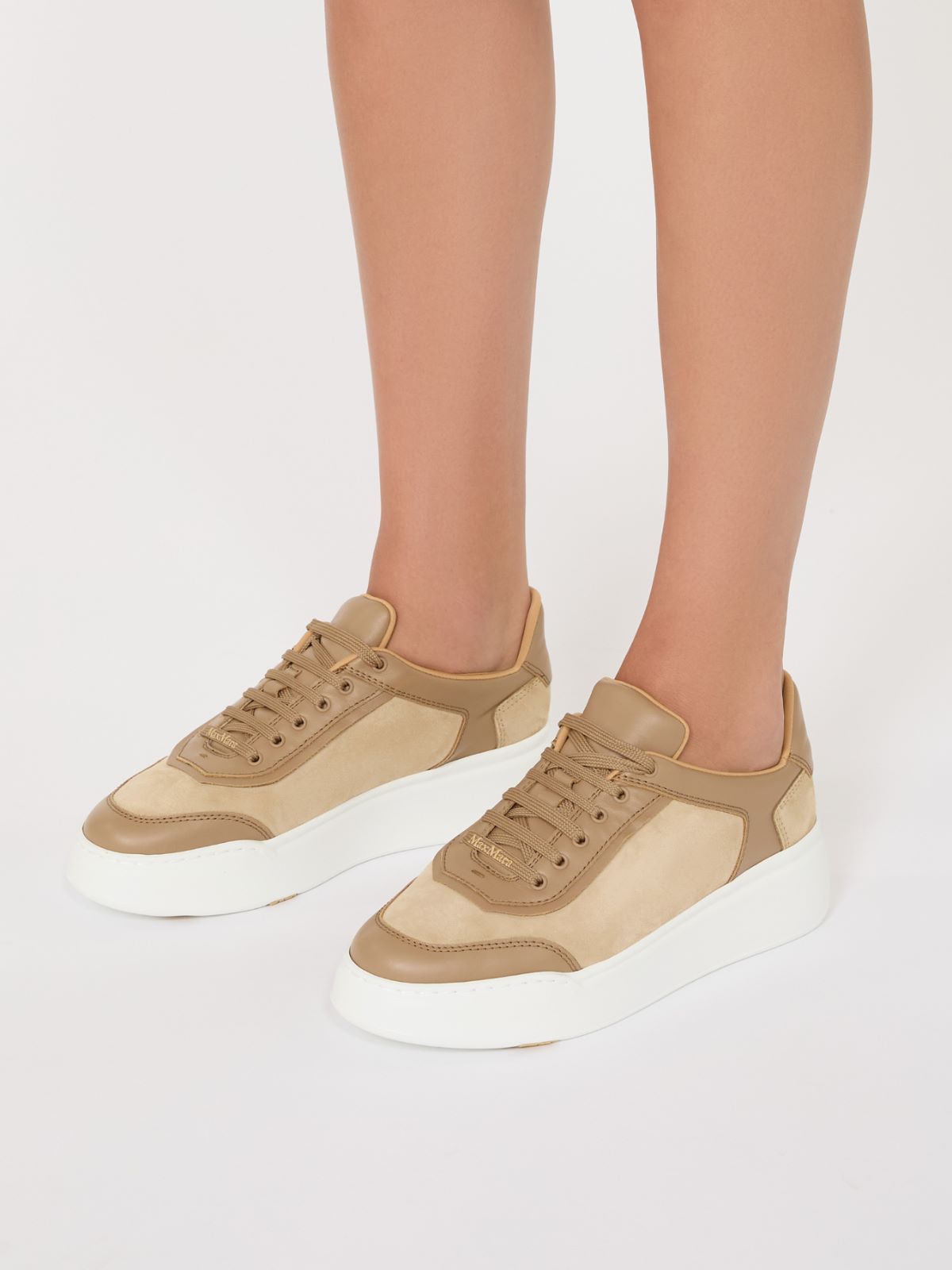 Urban suede sneakers - Camel