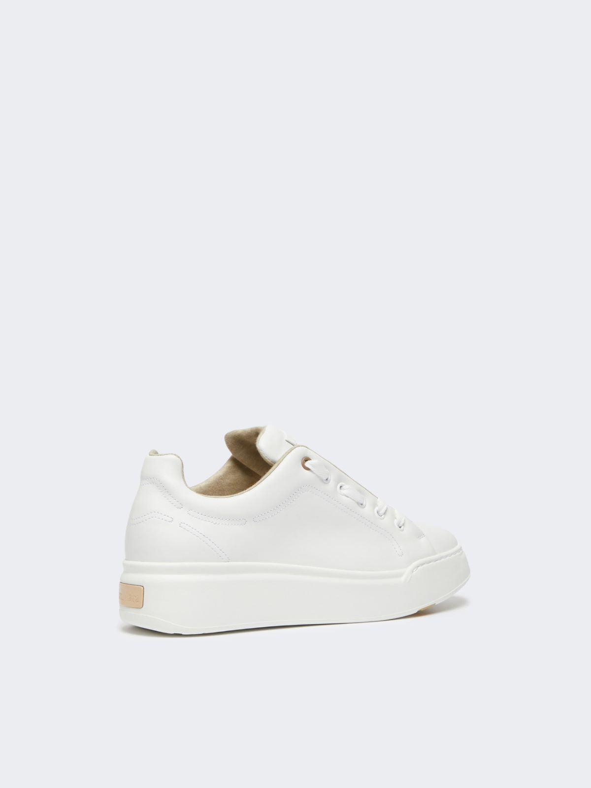 Leather sneakers - Optical white