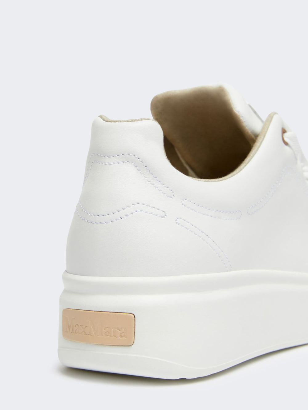 Leather sneakers - Optical white