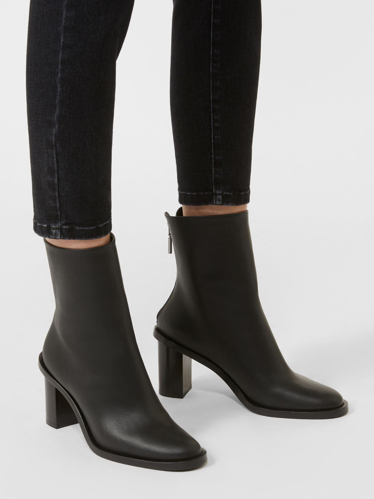 Leather boots - Black