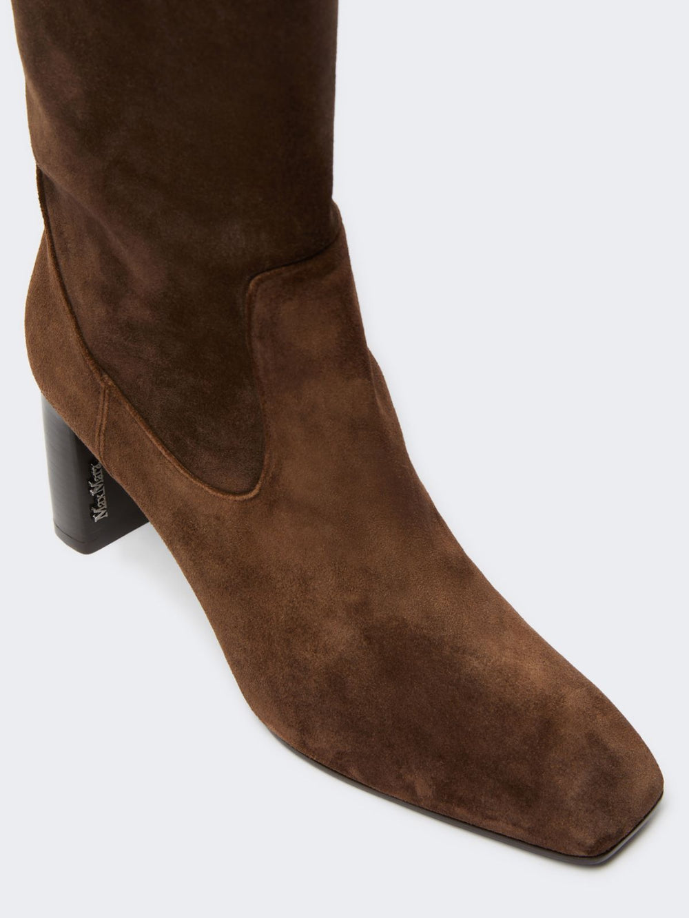 Soft suede boots - Dark brown