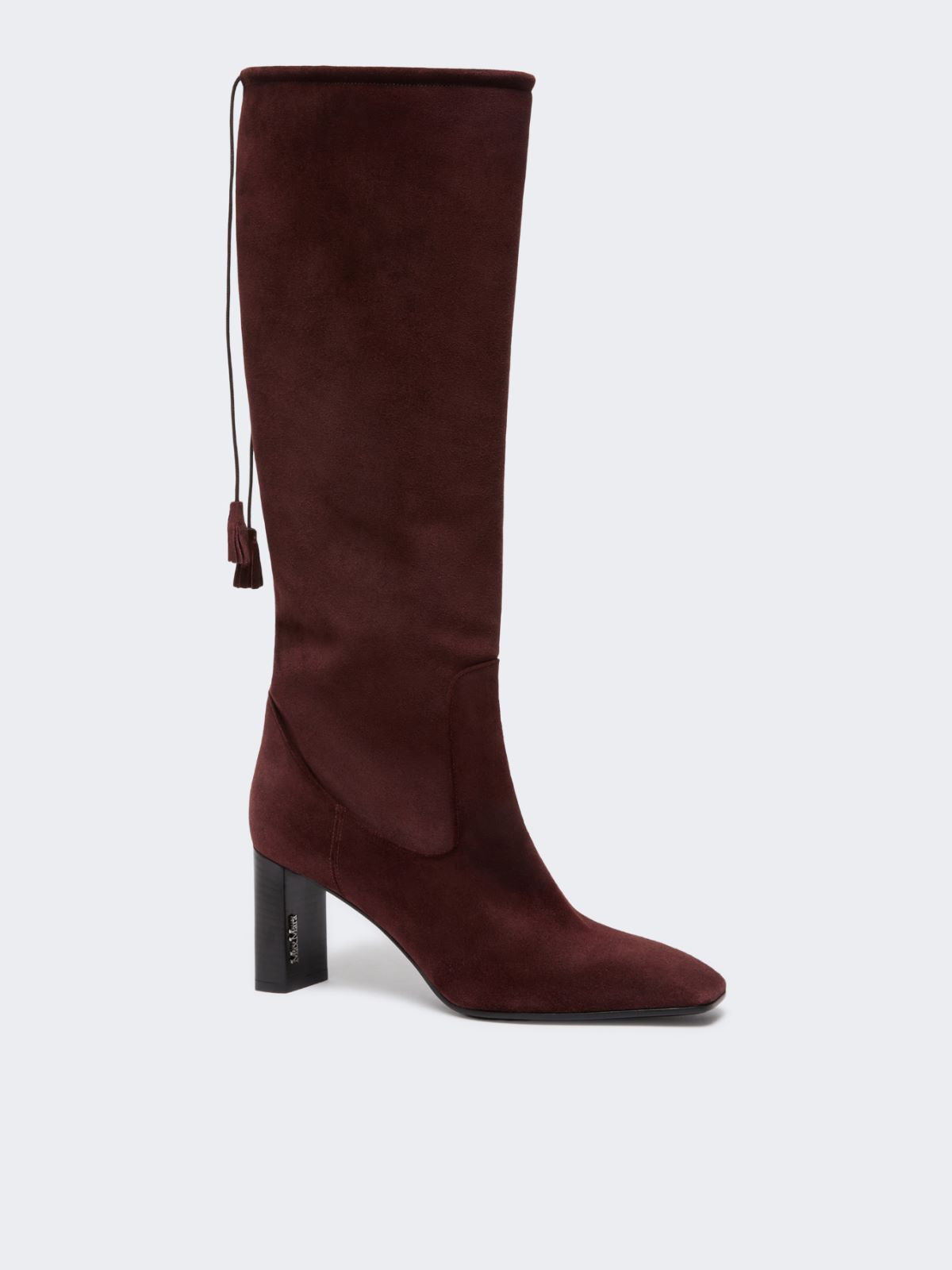 Soft suede boots - Bordeaux