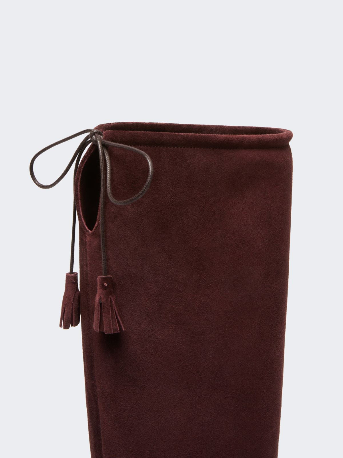 Soft suede boots - Bordeaux