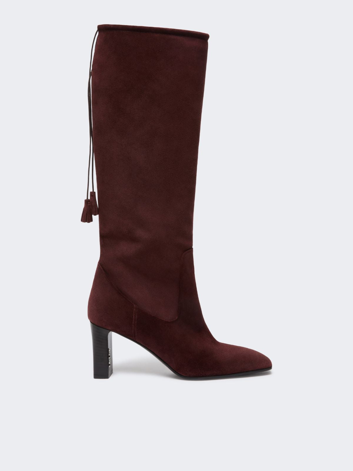 Soft suede boots - Bordeaux
