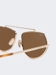 Square sunglasses - Brown